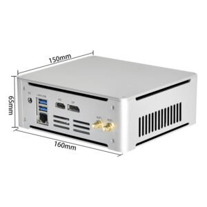Silent Fan Mini PC with intel core i7 1260P/i7 1360P CPU DDR5 Ram